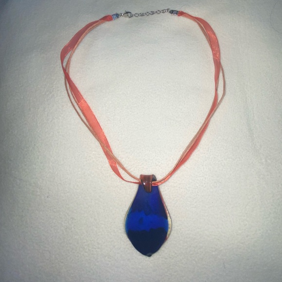 Handmade Glass Pendant Necklace - Picture 4 of 4